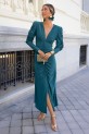 Vestido Favilli azul cobalto