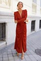 Vestido Favilli teja
