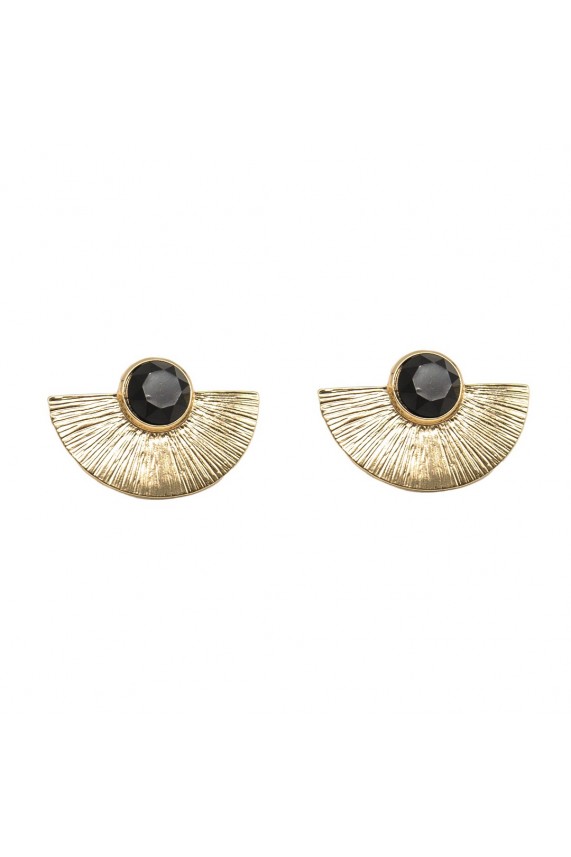 Pendientes Oban negro