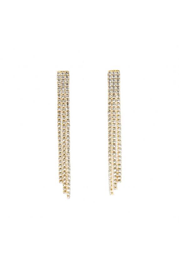 Pendientes Hutt dorado