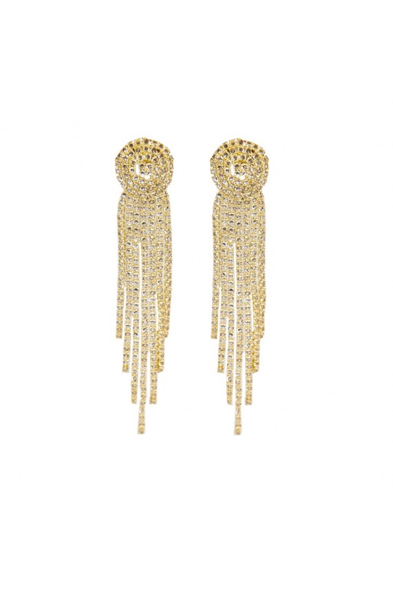 Pendientes Sykers dorado
