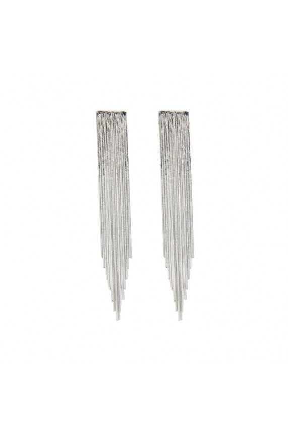Pendientes Neretva plata