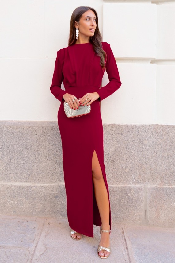 Vestido Gonov burdeos