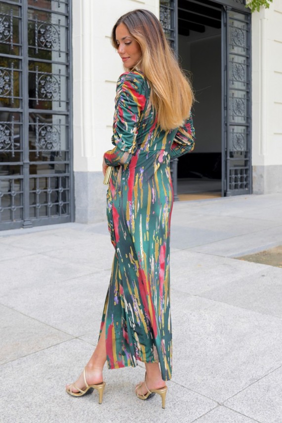 Vestido Koff verde botella