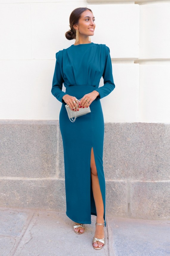 Vestido Gonov azul cobalto