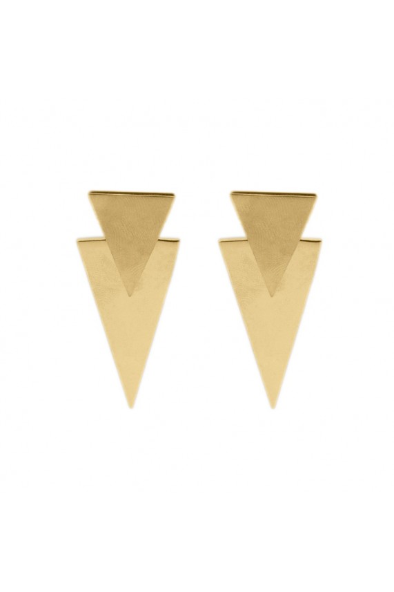 Pendientes Dades dorado