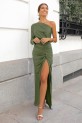 Vestido Vosek verde caza