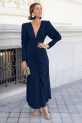 Vestido Favilli azul marino