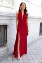 Vestido Nielsen burdeos
