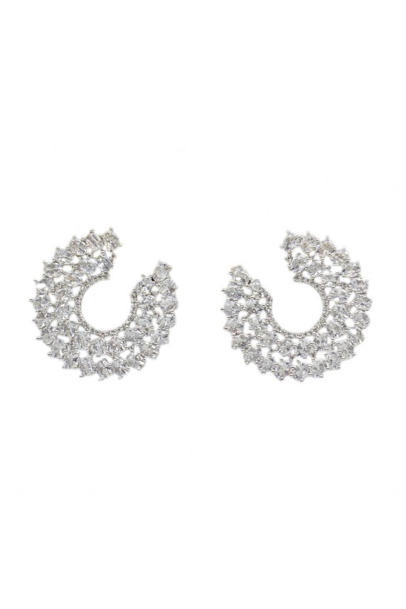 Pendientes Brussels plata