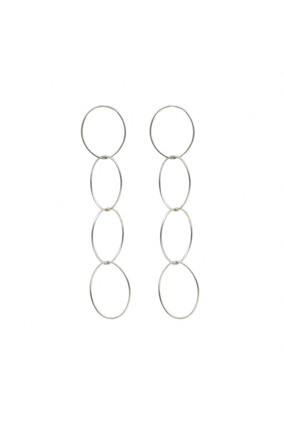 Pendientes Uarga plata