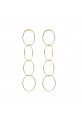 Pendientes Uarga dorado
