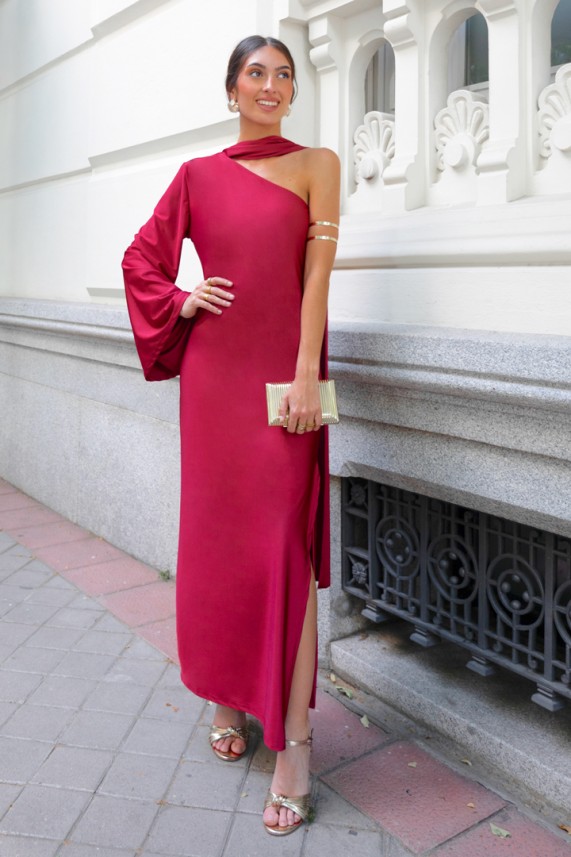 Vestido Vernazza burdeos
