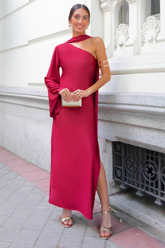 Vestido Vernazza burdeos