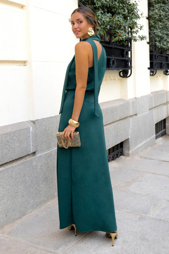 Vestido Marchand verde botella