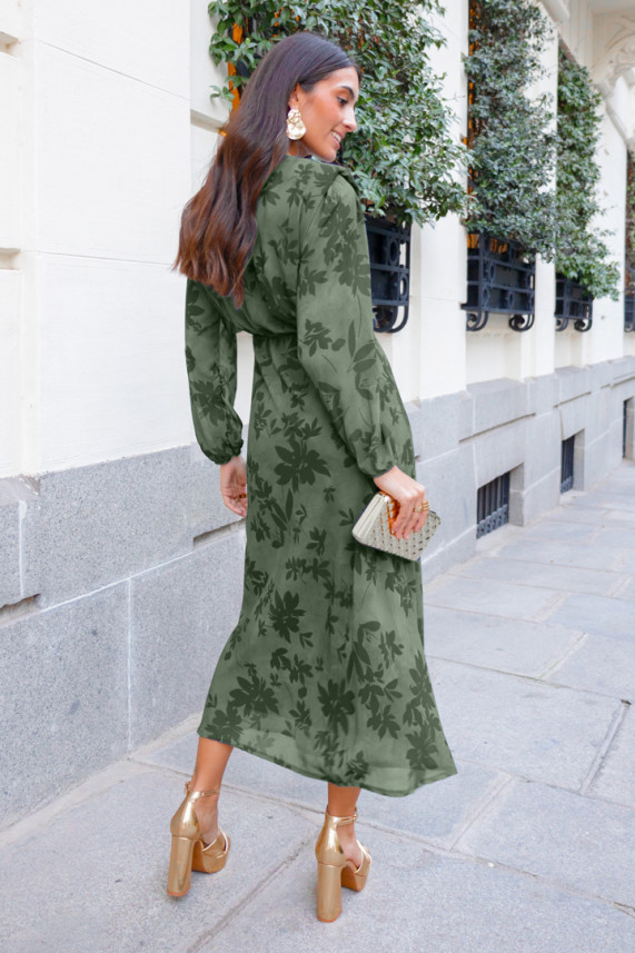 Vestido Koster verde caza