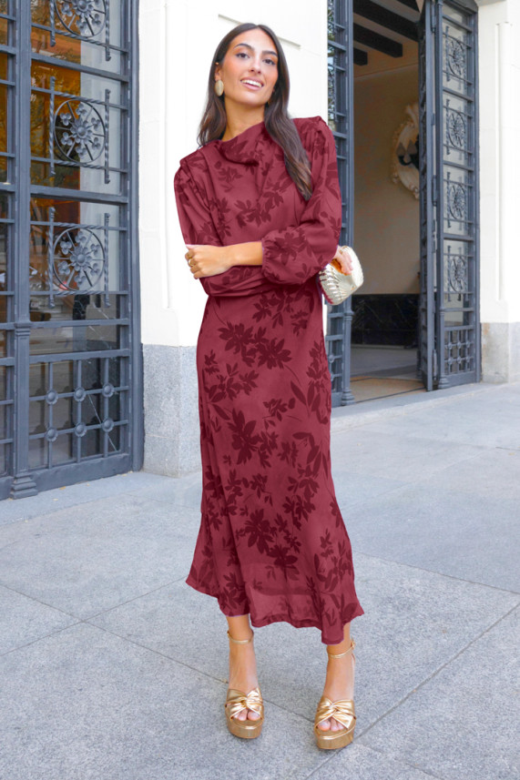 Vestido Koster burdeos