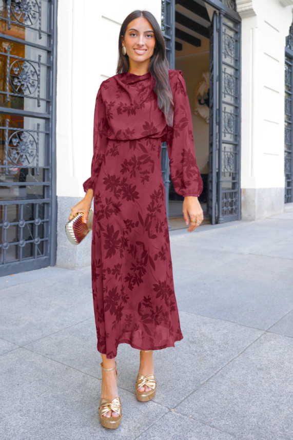 Vestido Koster burdeos