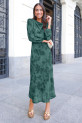 Vestido Koster verde botella