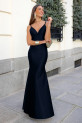 Vestido Bossche azul marino