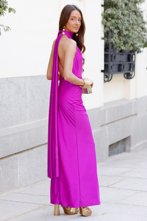 Vestido Spencer buganvilla