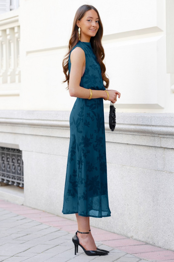 Vestido Walkers azul cobalto