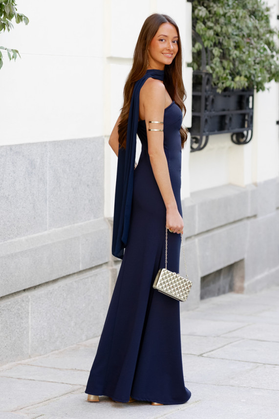 Vestido Bicelli azul marino