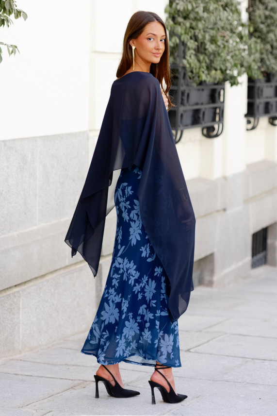 Vestido Santucci azul oscuro