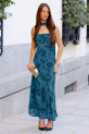 Vestido Santucci azul cobalto