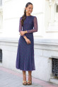 Vestido Favretto azul