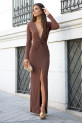 Vestido Gadey marrón