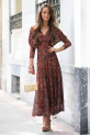 Vestido Chiara marrón