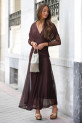Vestido Grazia marrón