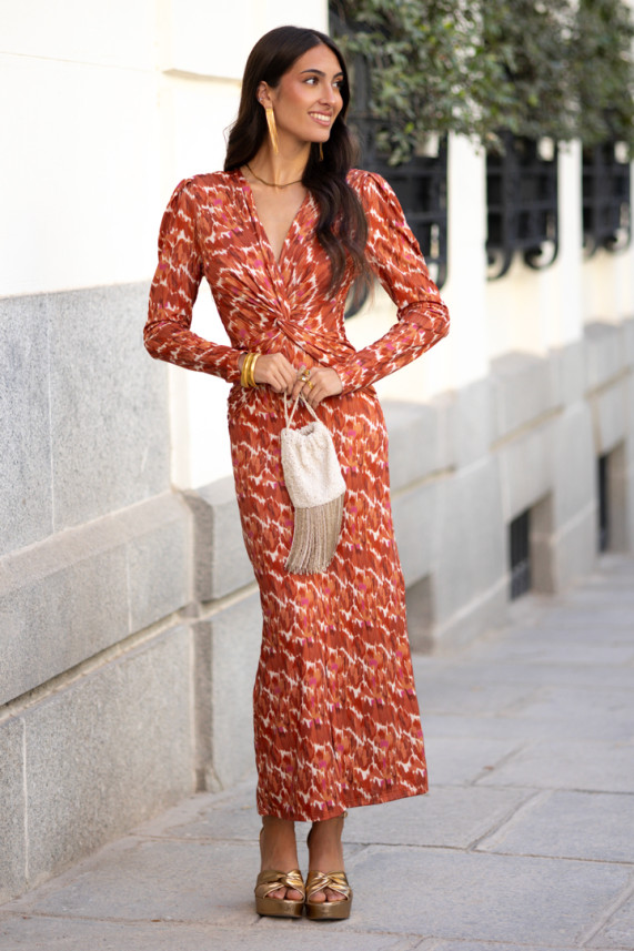 Vestido Dolven teja