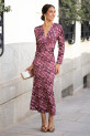 Vestido Dolven buganvilla