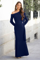 Vestido Soho azul marino