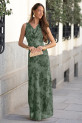 Vestido Georg verde caza